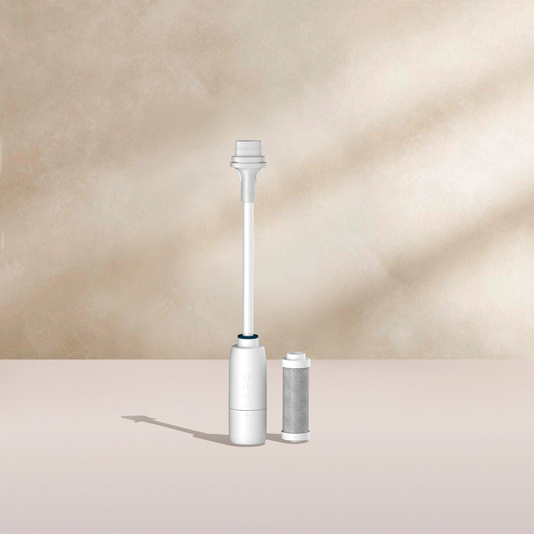 BRITA LARQ Filter Upgrade Kit on beige background